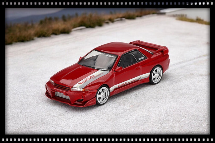 Nissan Skyline GT-R (R32) VeilSide Combat C-I Gem Rouge (RHD) MINI GT 1:64