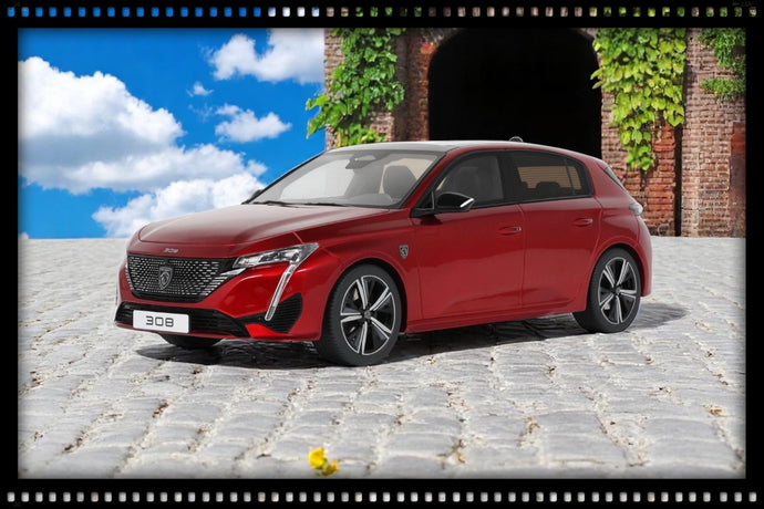 Peugeot 308 GT RED 2022 OTTOmobile 1:18