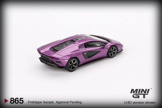 Lamborghini COUNTACH LPI 800- 4 PURPLE 30TH 2023 (LHD) MINI GT 1:64