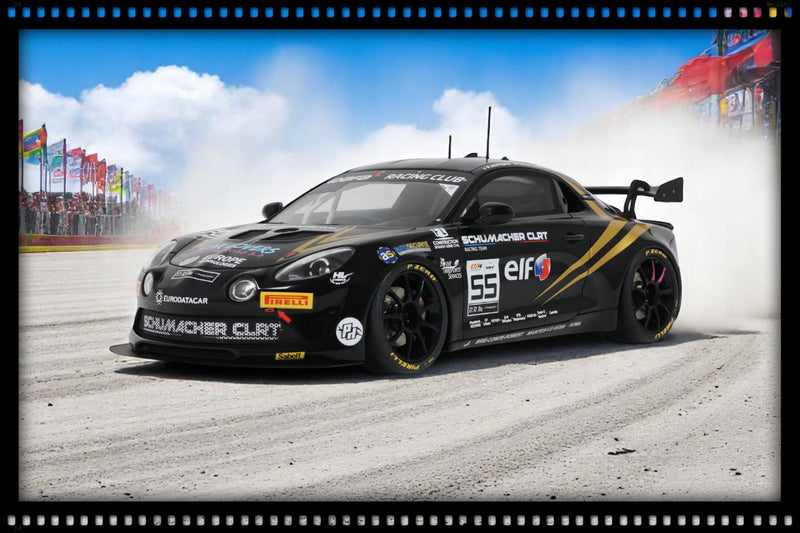 Load image into Gallery viewer, Renault ALPINE A110 GT4 EVO BLACK P. HUTEAU/ L. HURGON GT4 EUROPEAN SERIES 2024 OTTOmobile 1:18
