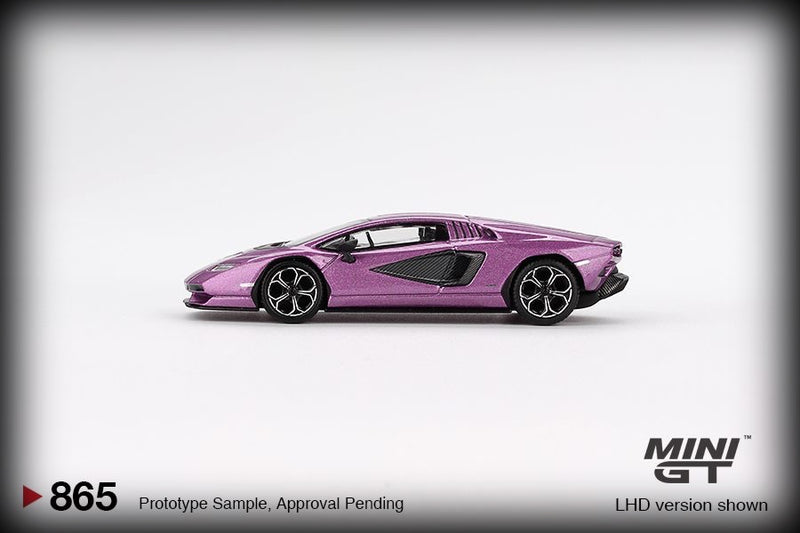 Load image into Gallery viewer, Lamborghini COUNTACH LPI 800- 4 PURPLE 30TH 2023 (LHD) MINI GT 1:64
