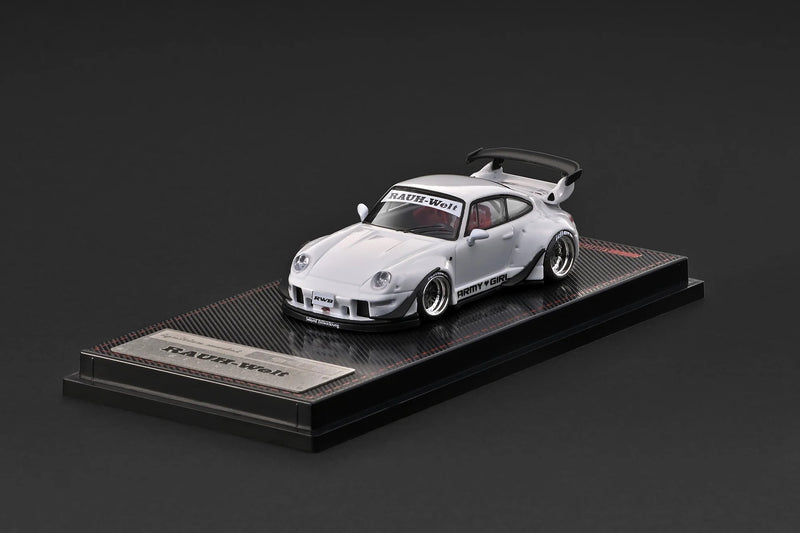 Chargez l'image dans la visionneuse de la galerie, PORSCHE RWB 993 BLANC IGNITION MODEL 1:64
