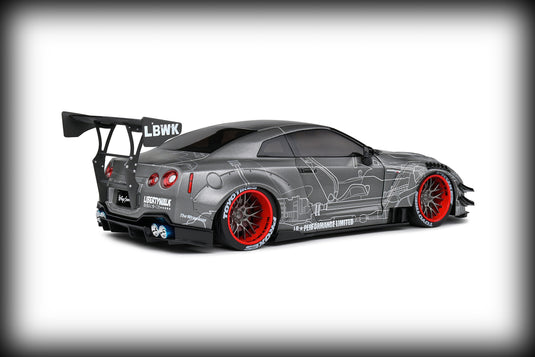 Nissan GT-R (R35) W/ LIBERTY WALK BODY KIT 2.0 CATALOGUE DESIGN 2020 SOLIDO 1:18