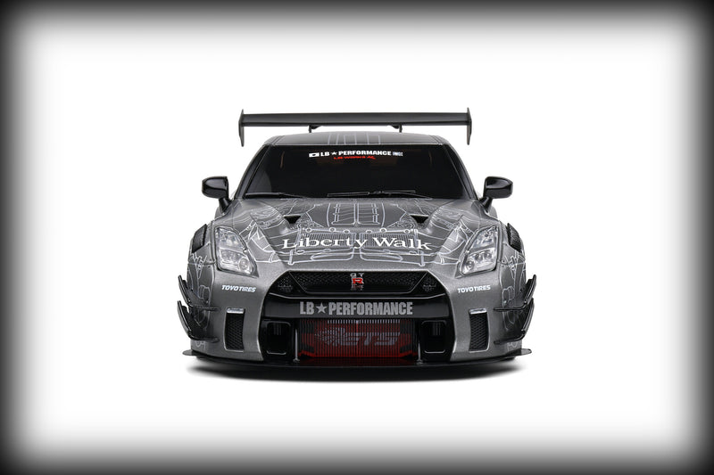 Load image into Gallery viewer, Nissan GT-R (R35) W/ LIBERTY WALK BODY KIT 2.0 CATALOGUE DESIGN 2020 SOLIDO 1:18
