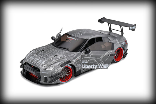 Nissan GT-R (R35) W/ LIBERTY WALK BODY KIT 2.0 CATALOGUE DESIGN 2020 SOLIDO 1:18