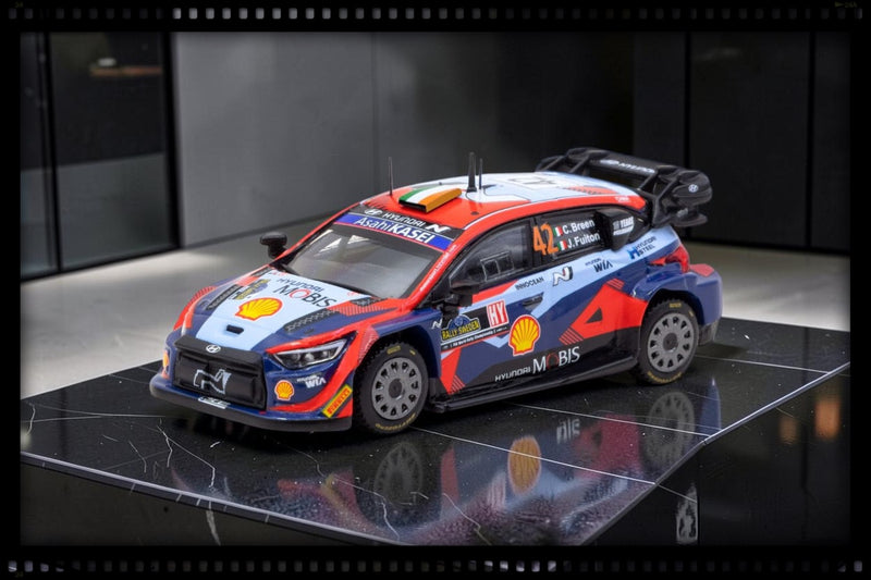 Load image into Gallery viewer, HYUNDAI I20N RALLY1 HYBRID #42 CRAIG BREEN RALLY SWEDEN 2023 TARMAC WORKS 1:64
