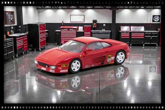 Ferrari 348 CHALLENGE RED TARMAC WORKS 1:64