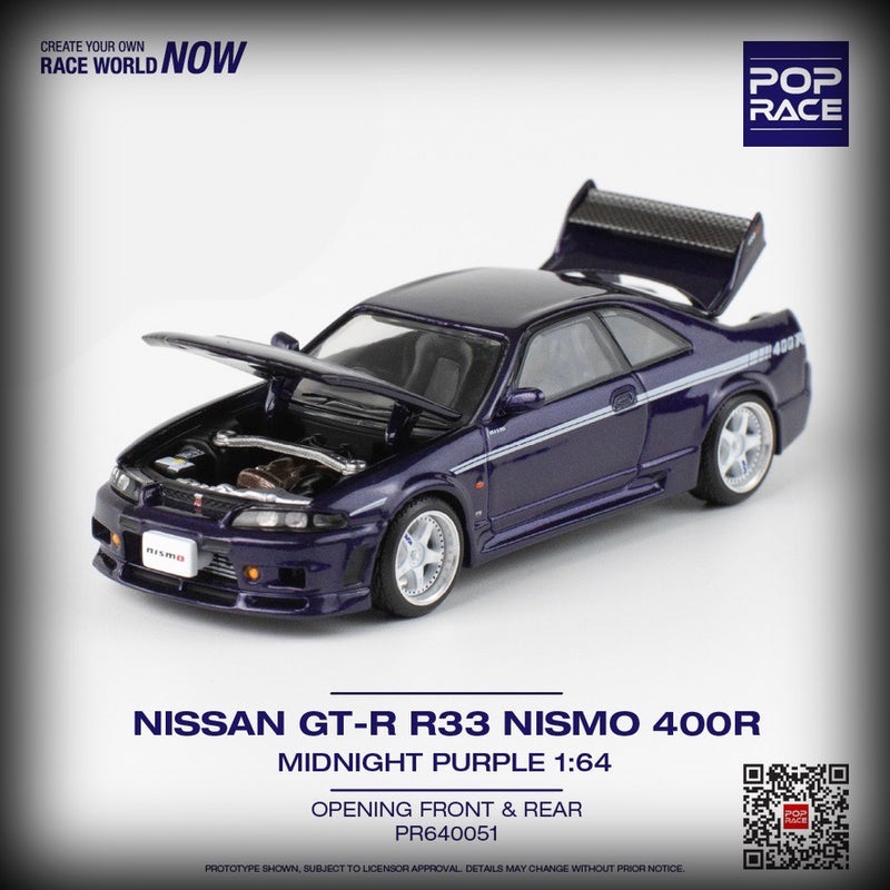 Laad de afbeelding in de Gallery-viewer, Nissan Skyline GT-R Nismo 400R POP RACE 1:64
