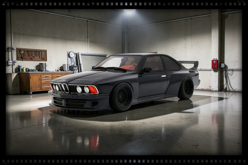 Load image into Gallery viewer, BMW 635 CSI (E24) WIDEBODY BY COUTNER DEEP BLUE METALLIC 2021 OTTOmobile 1:18

