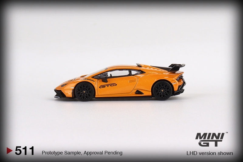 Chargez l&#39;image dans la visionneuse de la galerie, Lamborghini Huracan STO Arancio Borealis (LHD) MINI GT 1:64

