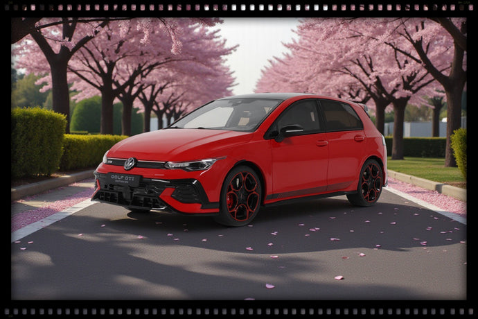 Volkswagen GOLF Mk.8 GTI 50TH EDITION TORNADO RED 2024 OTTOmobile 1:18