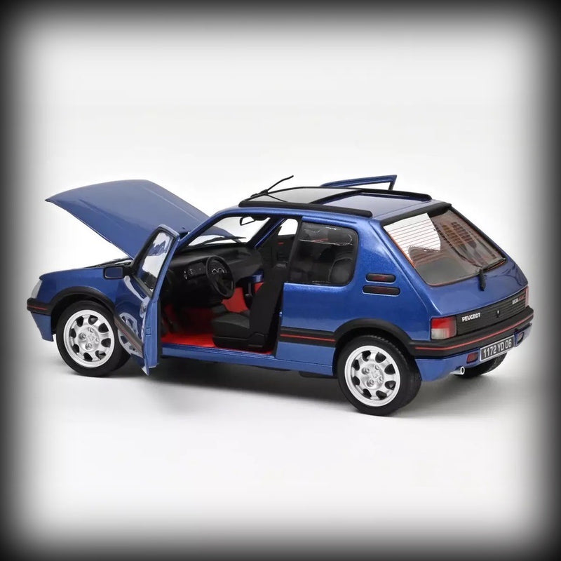Laad de afbeelding in de Gallery-viewer, Peugeot 205 GTi 1.9 met open dak 1992 NOREV 1:18
