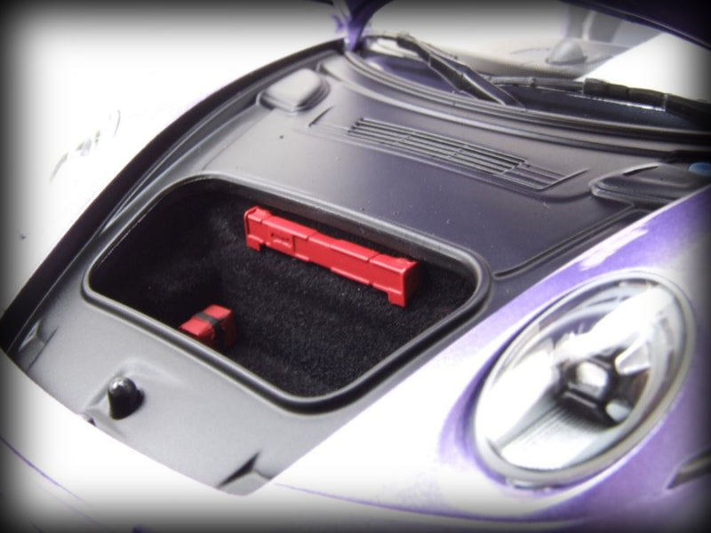 Chargez l&#39;image dans la visionneuse de la galerie, Porsche 911 (992) Turbo S coupé Sport Design 2021 Violet MINICHAMPS 1:18
