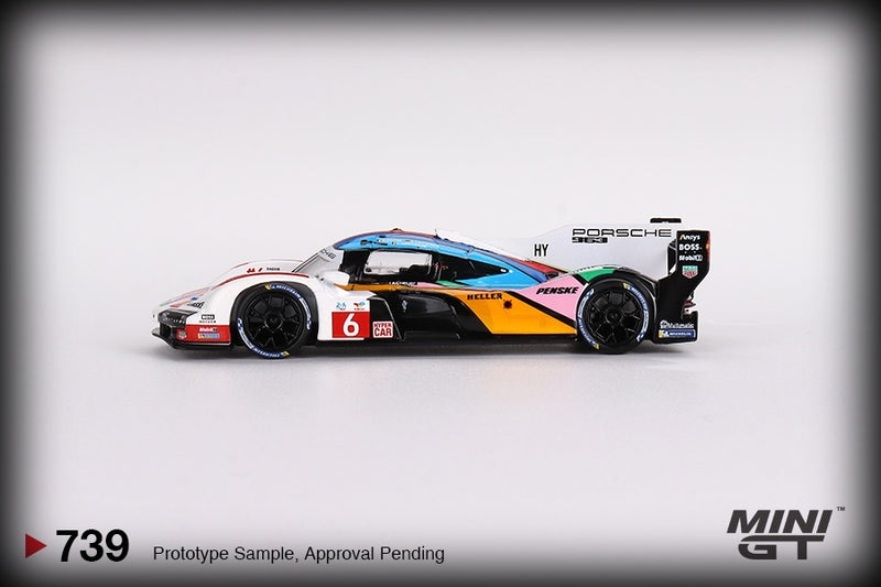 Load image into Gallery viewer, WORLDWIDE LIMITED EDITION OF 3000PCS SET OF 3 PORSCHE 963 PENSKE MOTORSPORT #5 / #6 / #75 24H LE MANS 2023 MINI GT 1:64
