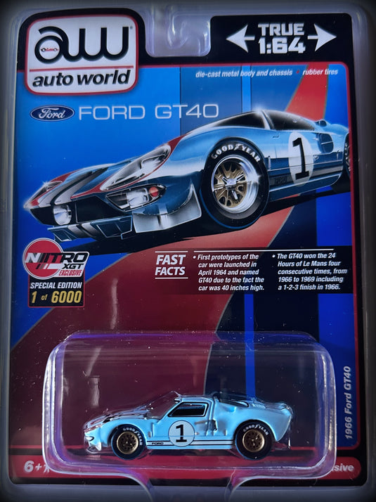 Ford GT40 AUTO WORLD 1:64