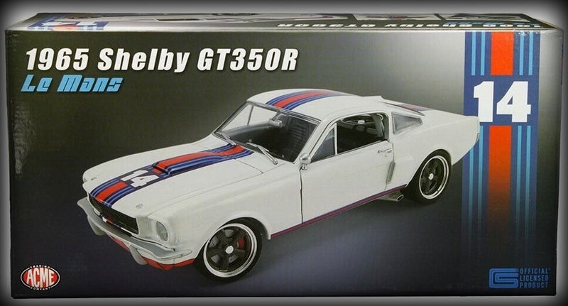 Laad de afbeelding in de Gallery-viewer, Ford SHELBY 1965 GT350R Street Fighter Le Mans #14 ACME 1:18
