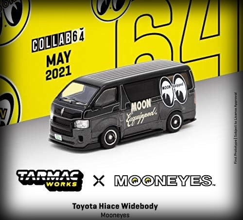 Load image into Gallery viewer, Toyota HIACE Widebody Mooneyes TARMAC WORKS 1:64
