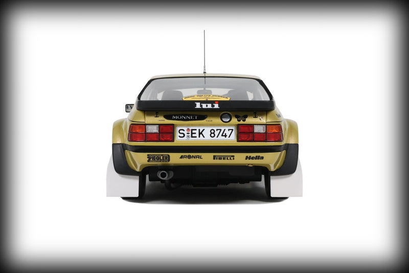 Laad de afbeelding in de Gallery-viewer, Porsche 924 CARRERA GT GR.4 GOUD W.ROHL ADAC RALLY HESSEN 1981 OTTOmobile 1:18
