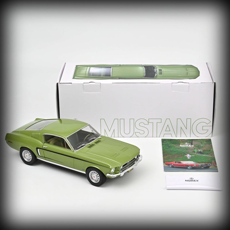 Chargez l&#39;image dans la visionneuse de la galerie, Ford Mustang Fastback GT 1968 NOREV 1:12
