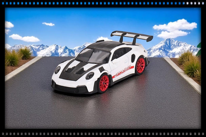 Porsche 911 (992) GTS RS *Weissach Package* White/Red/Black (LHD) MINI GT 1:64