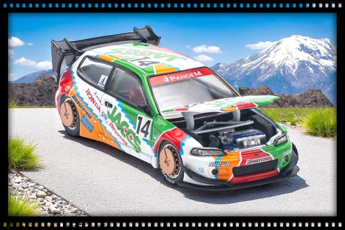 Pandem Honda Civic EG6 v1.5 *JACCS* Divers POP RACE 1:64