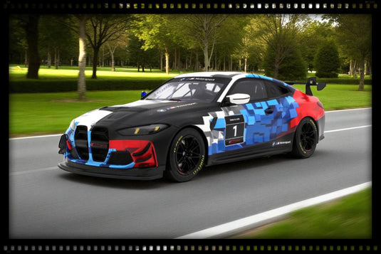 Bmw M4 GT4 WHITE/BLUE/RED/BLACK 2024 OTTOmobile 1:18