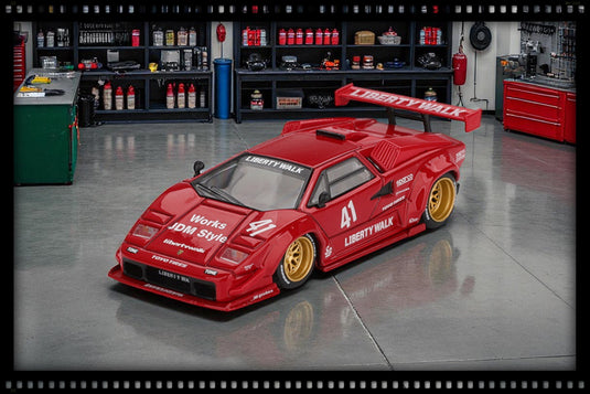 Lamborghini COUNTACH LB- WORKS ROOD 2025 (LHD) MINI GT 1:64