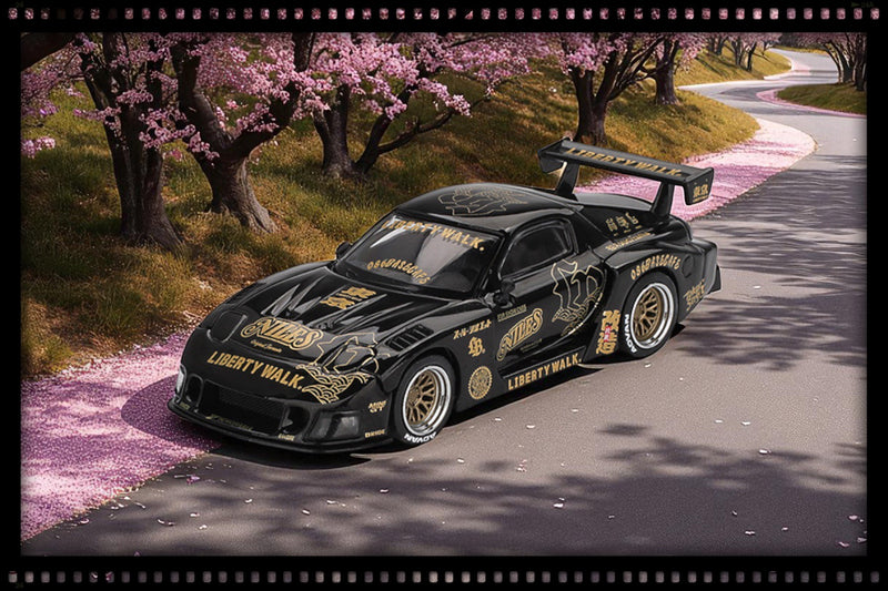 Laad de afbeelding in de Gallery-viewer, Mazda RX7 (FD3S) LB-SUPER SILHOUETTE FD-NILES 2025 (LHD) MINI GT 1:64
