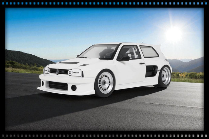 Volkswagen GOLF III KHYZYL SALEEM BLANC 2024 OTTOmobile 1:18