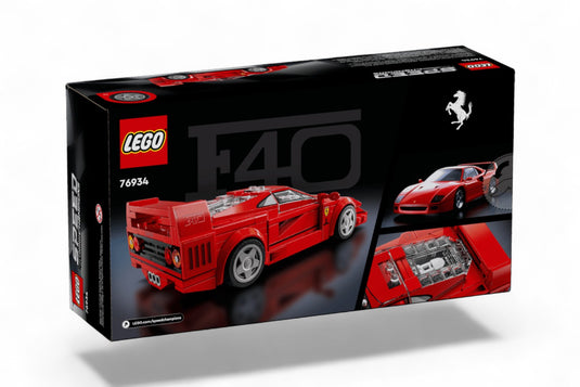 FERRARI F40 SUPERCAR ROOD LEGO SPEED CHAMPIONS