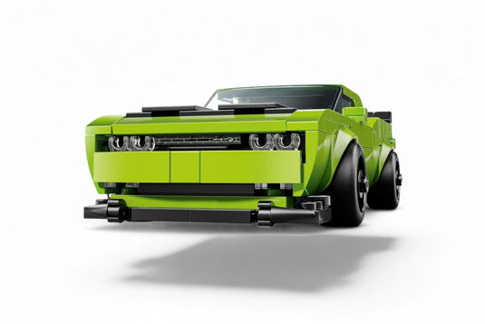 DODGE CHALLENGER SRT HELLCAT GREEN LEGO SPEED CHAMPIONS