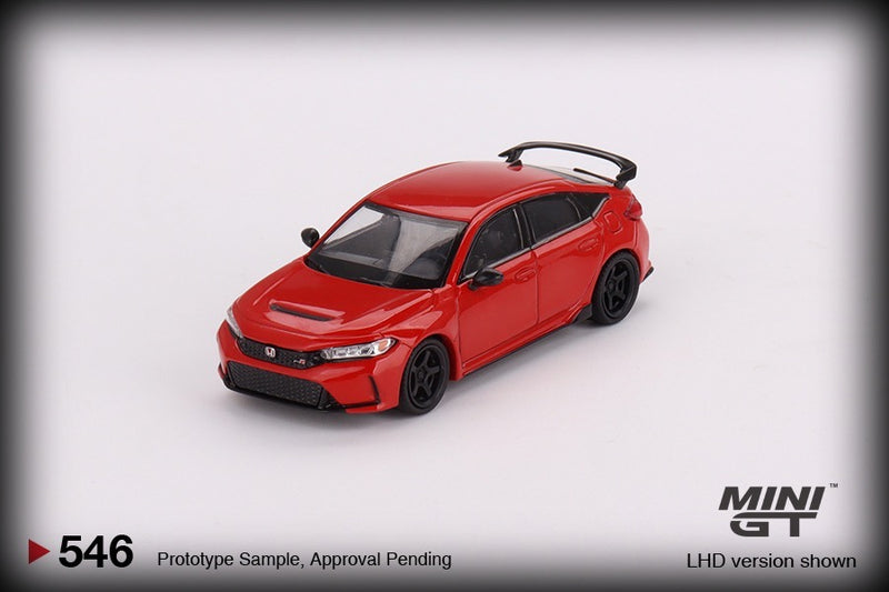 Laad de afbeelding in de Gallery-viewer, Honda Civic Type R Rallye Wirh Advan GT Wheel 2023 (LHD) MINI GT 1:64
