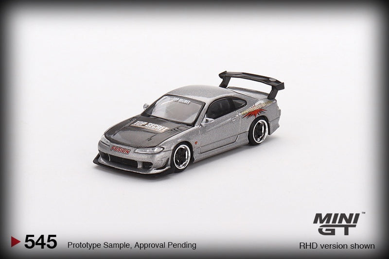 Laad de afbeelding in de Gallery-viewer, Nissan Silvia Top Secret (S15) (RHD) MINI GT 1:64
