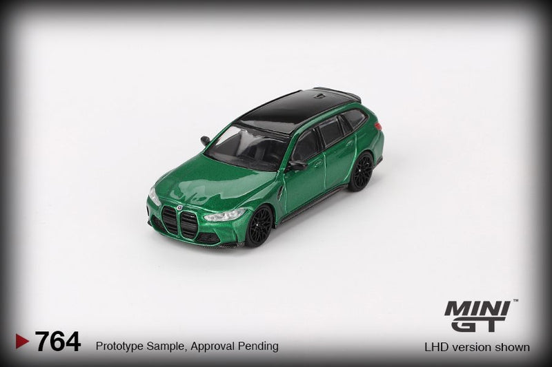 Laad de afbeelding in de Gallery-viewer, Bmw M3 TOURING (G81) COMPETITION ISLE OF MAN GROEN 2022 (LHD) MINI GT 1:64
