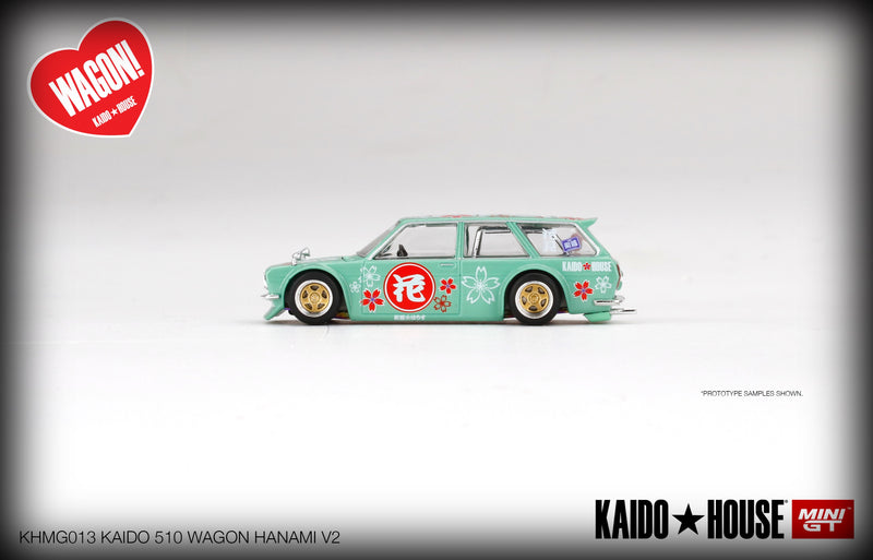 Load image into Gallery viewer, Datsun 510 Wagon *Hanami V2* Kaido House MINI GT 1:64
