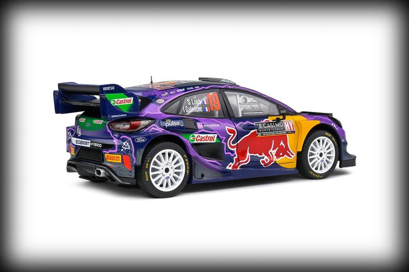 Load image into Gallery viewer, Ford PUMA RALLY1 HYBRID #19 S.LOEB / I.GALMICHE RALLYE MO SOLIDO 1:18
