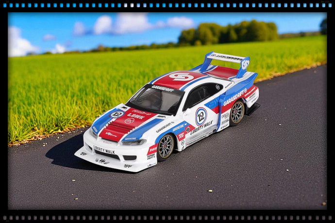 Nissan SILVIA S15 LB-SUPER SILHOUETTE GARASIDRIFT X LBWK 2025 MINI GT 1:64