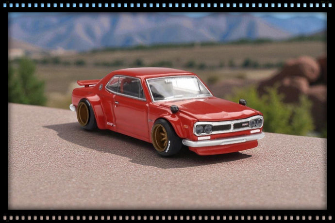 Nissan SKYLINE GT-R (KPGC10) KAIDO STREET V1 1969 Kaido*House MINI GT 1:64