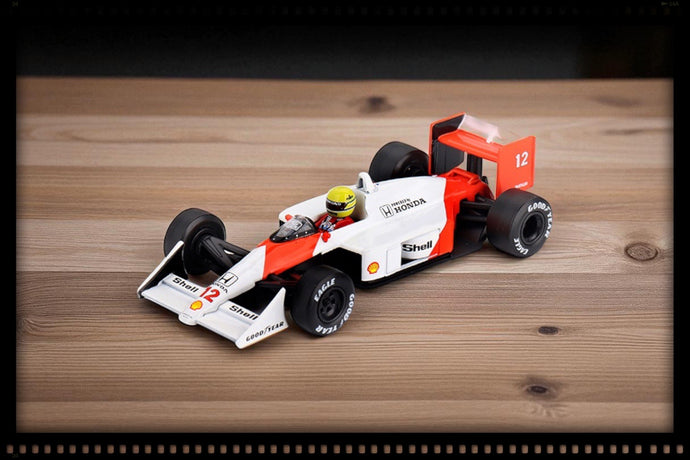 McLaren MP4/4 #12 Ayrton Senna 1988 Japanese Grand Prix Winner (LHD) MINI GT 1:64