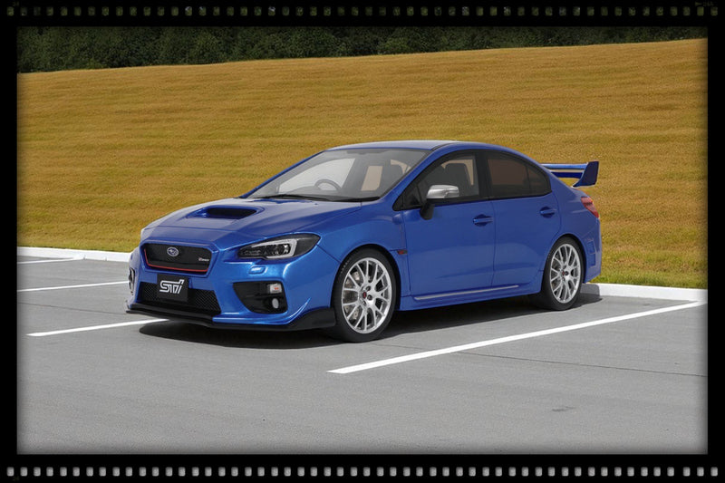 Laad de afbeelding in de Gallery-viewer, Subaru WRX STI S207 WR BLAUW 2015 OTTOmobile 1:18
