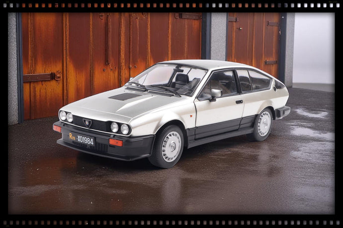 Alfa Romeo GTV6 ZILVER 1984 SOLIDO 1:18
