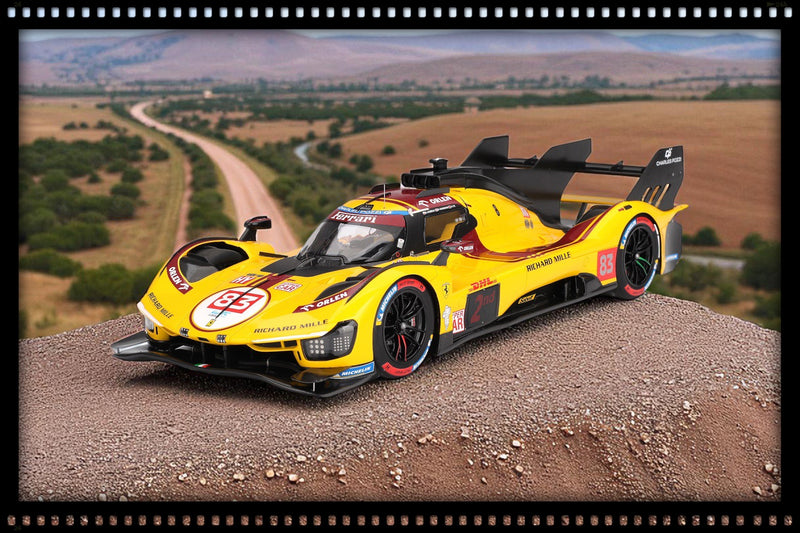 Laad de afbeelding in de Gallery-viewer, Ferrari 499P #83 FERRARI AF CORSE WEC QATAR 1812KM 2E 2025 BBR Models 1:18
