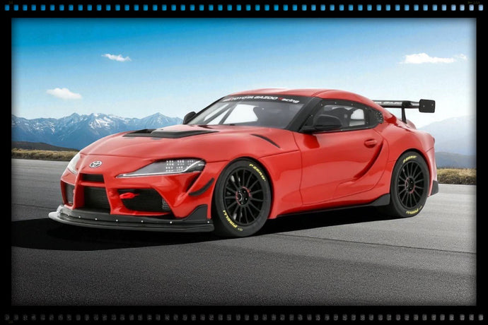 Toyota SUPRA GT4 100 ÉDITION ORANGE PLASMA 2023 OTTOmobile 1:18