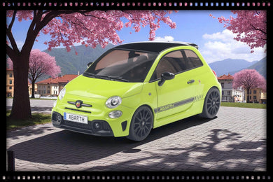 Fiat F595 ABARTH GREEN ADRENALINA 2023 SOLIDO 1:18
