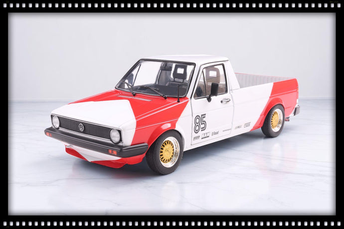 Volkswagen CADDY MK.1 M RACING TRIBUTE BI-KLEUR 1982 SOLIDO 1:18