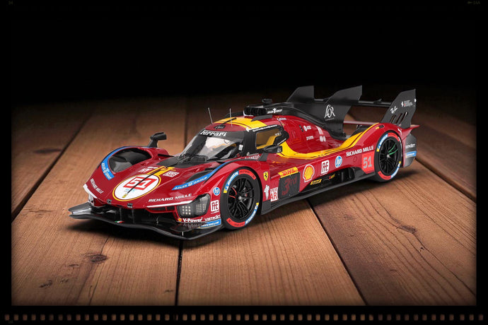 Ferrari 499P #51 Ferrari AF Corse WEC Qatar 1812KM 3de 2025 BBR Models 1:18