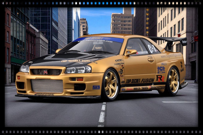 Nissan TOP SECRET 34GT-R (BNR34) Or IGNITION MODEL 1:18