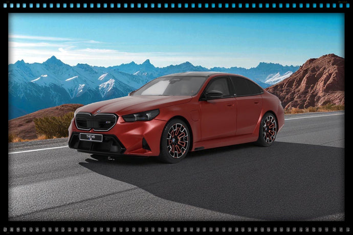 Bmw M5 PEABLE ORANGE PLAGE 2025 GT SPIRIT 1:18