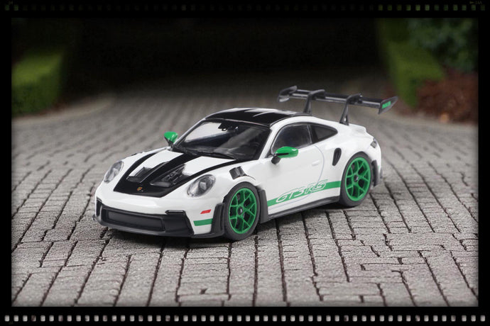 Porsche 911 (992) GT3 RS TRIBUTE TO CARRERA RS PACKAGE WHITE W/GREEN 2023 SOLIDO 1:43