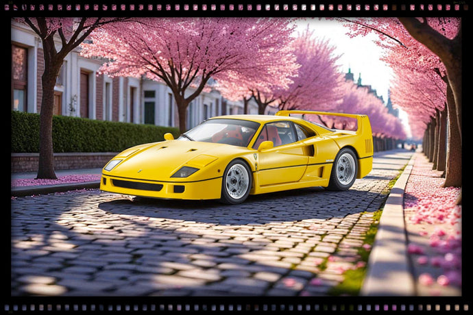 Ferrari F40 JAUNE KYOSHO 1:18